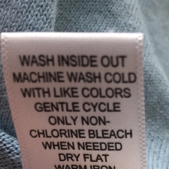 Banana Republic Light Blue Men XL Cashmere Sweater - Picture 6 of 6